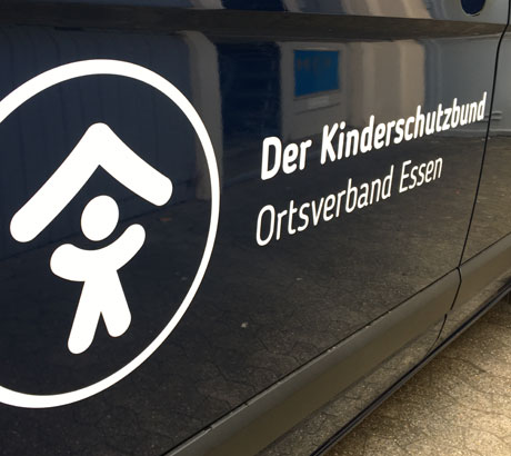 Detail Logo Autobeschriftung