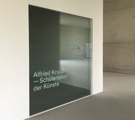 Fensterfolierung Schülerlabor als Folienplott