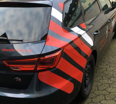 Detail Autofolierung Oracal Folie